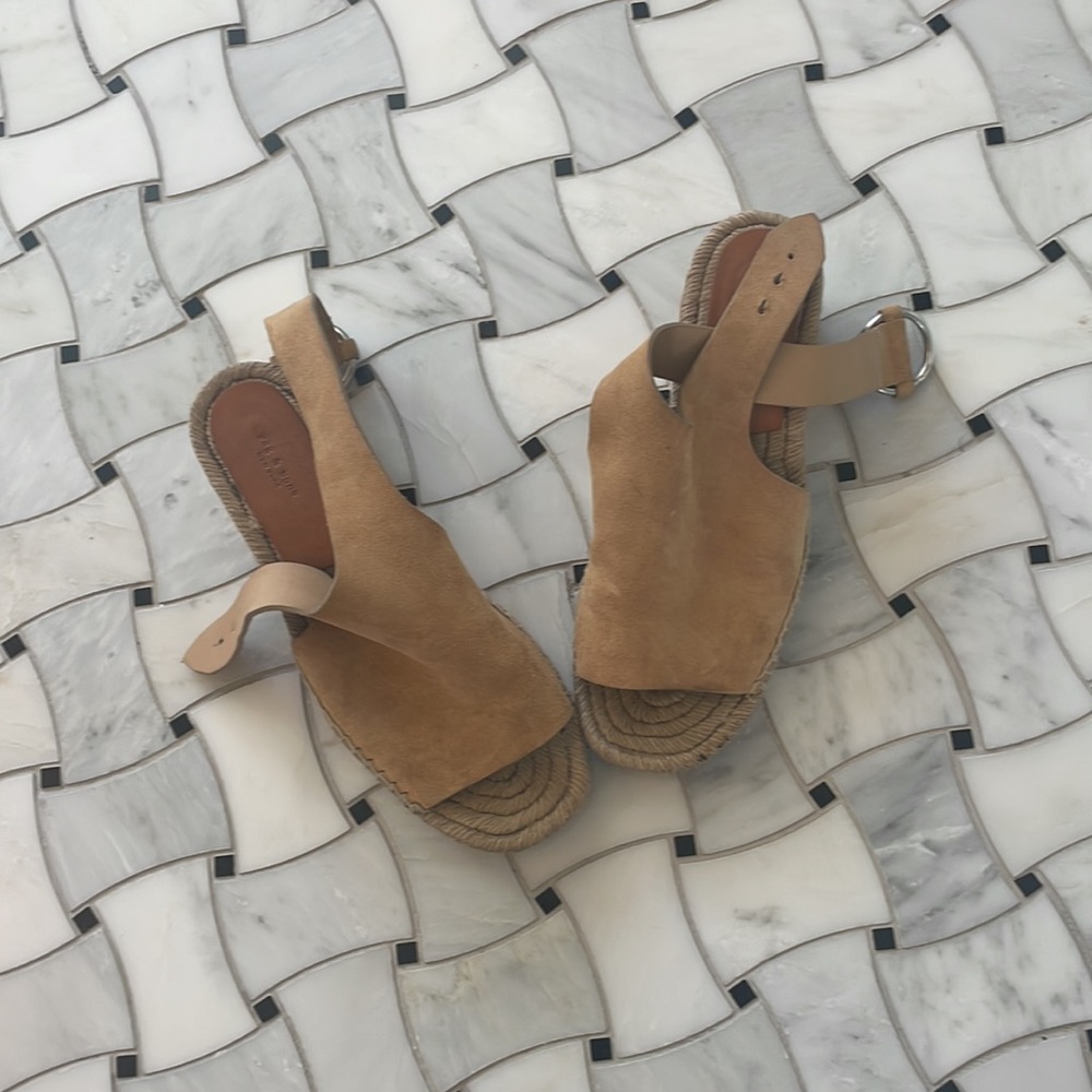 Rag And Bone Calla Sandal In Dune Suede - image 2